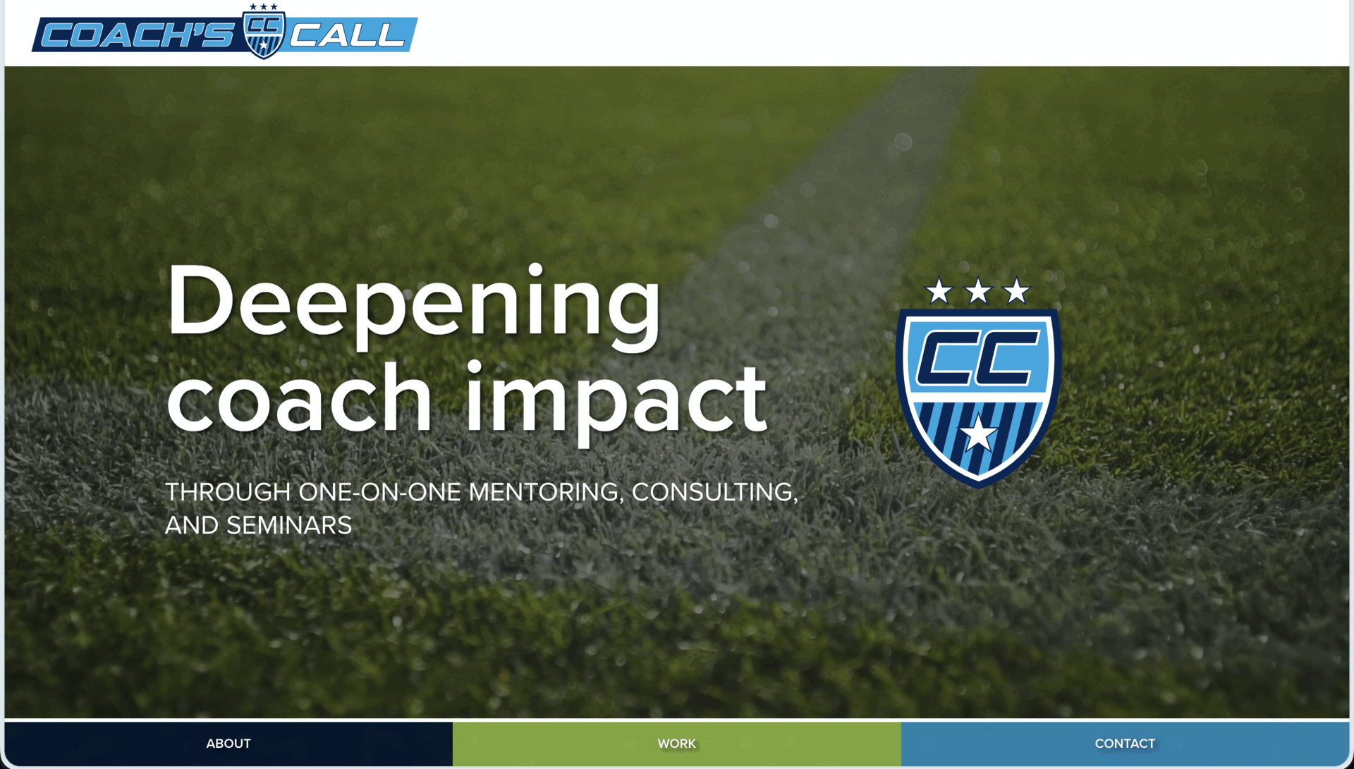 Coach's Call coach-mentoring website